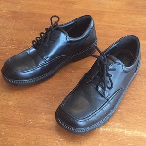Boys black dress shoes